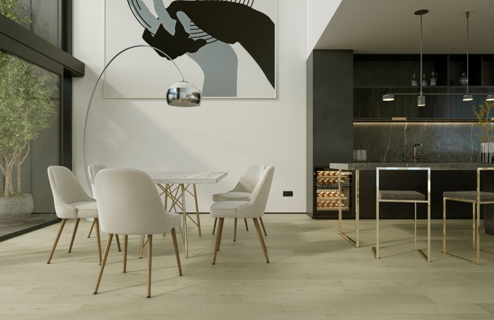 Кварцевый паркет Quartz Parquet Классик 5 мм 414 Дуб Шампань