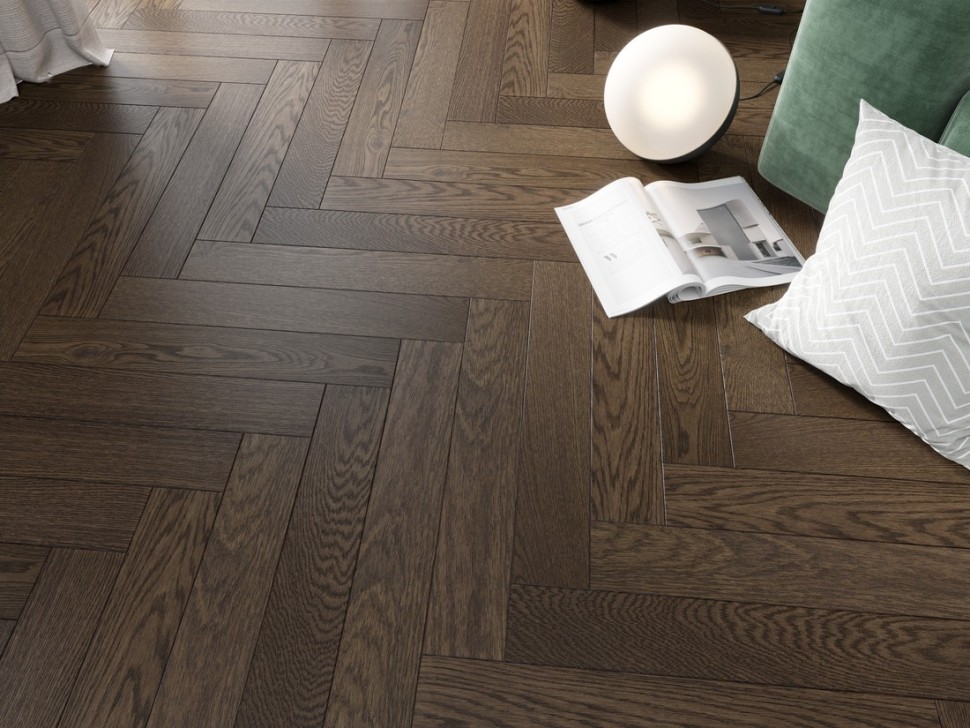 Инженерная доска Eppe Alberga Английская елка AL1208 Дуб Maron