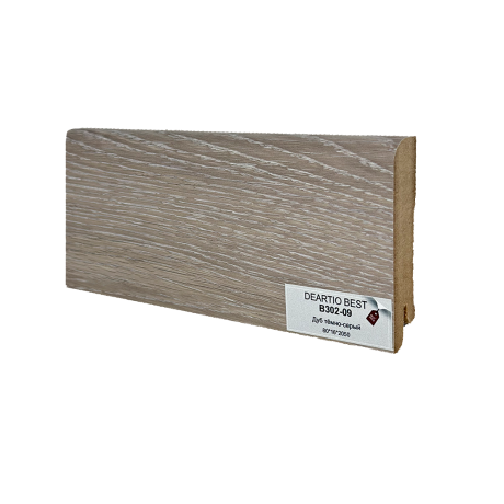 Плинтус Deartio B302-09 Дуб темно-серый