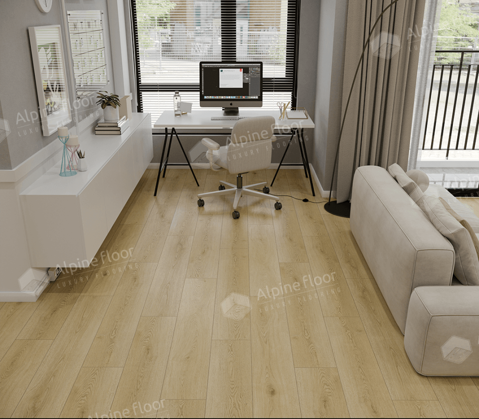 Кварц-винил Alpine Floor Матовое затмение (Eclipse Super Matt) 21-15 Твист