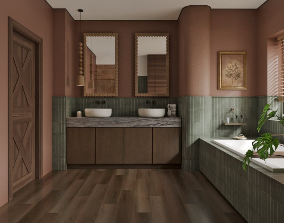 Кварц-винил Alpine floor Титан 6 28-6 Обсидиан