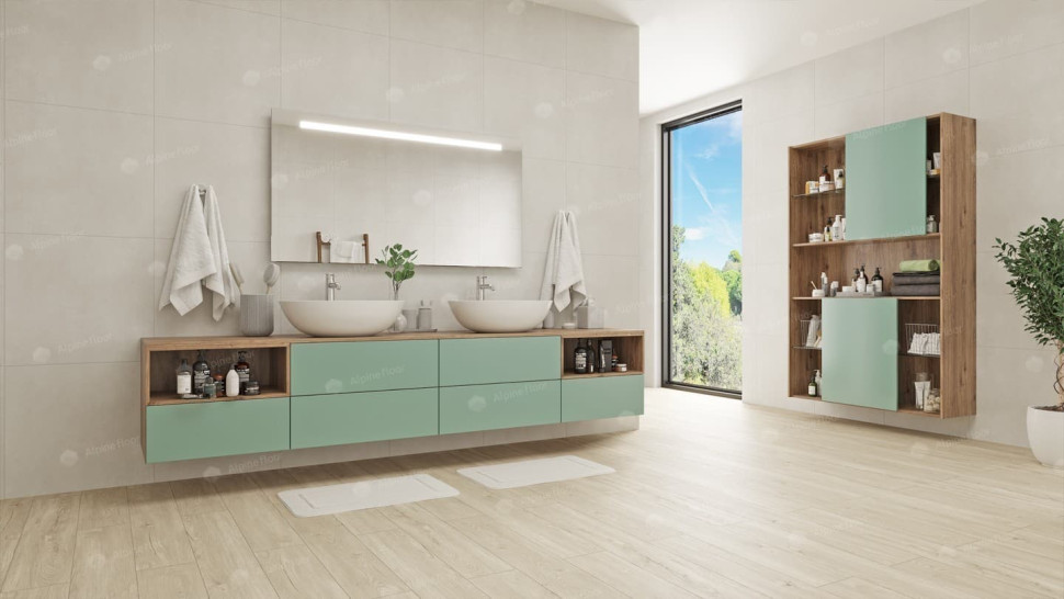 Кварц-винил Alpine floor Секвойя LVT 6-5 Секвойя Серая