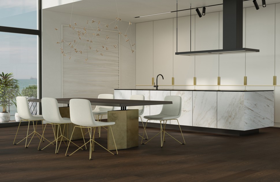 Кварцевый паркет Quartz Parquet Классик 5мм 410 Дуб Рустикальный 