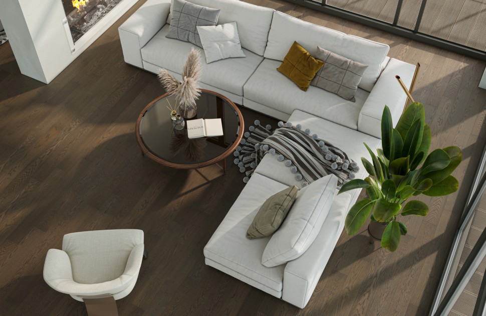 Кварцевый паркет Quartz Parquet Классик 5мм 410 Дуб Рустикальный 