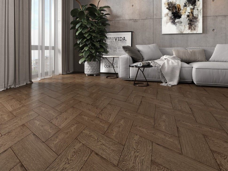 Инженерная доска Eppe Alberga Итальянская елка AL1207 Дуб Pepper