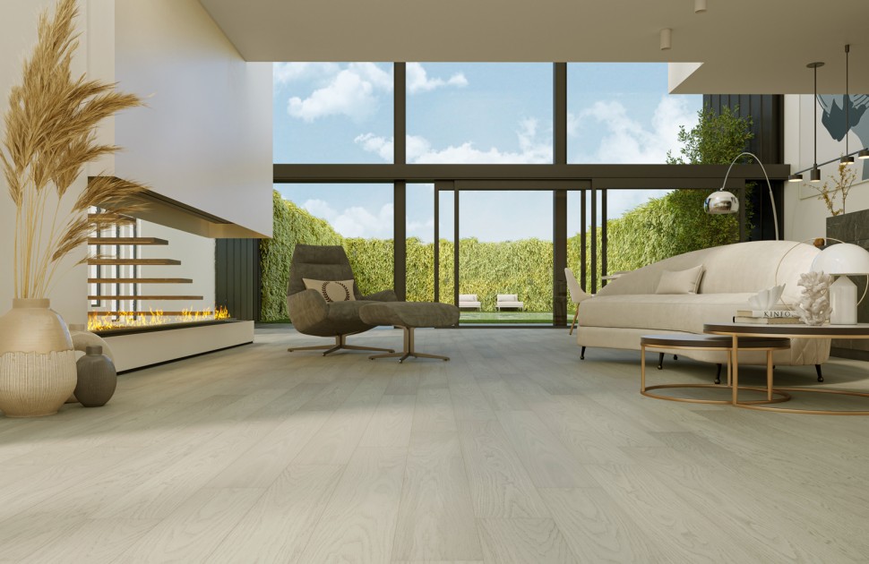 Кварцевый паркет Quartz Parquet Классик 5 мм 408 Дуб Песочный