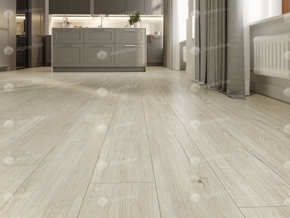 Кварц-винил Alpine floor Секвойя LVT 6-8 Секвойя Снежная