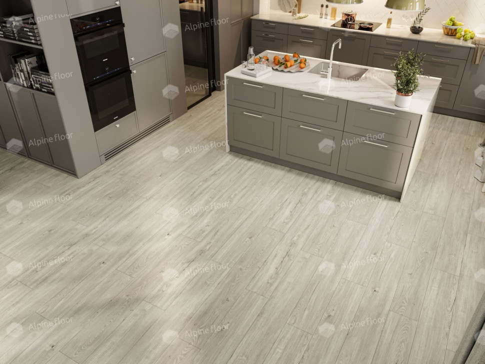 Кварц-винил Alpine floor Секвойя LVT 6-8 Секвойя Снежная