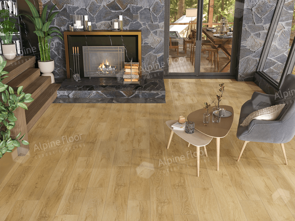 Кварц-винил Alpine Floor Матовое затмение (Eclipse Super Matt) 21-17 Жардин