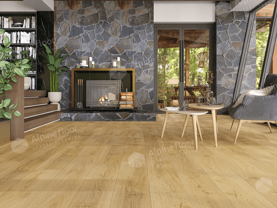 Кварц-винил Alpine Floor Матовое затмение (Eclipse Super Matt) 21-17 Жардин