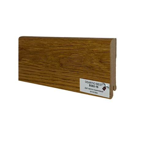 Плинтус Deartio B302-16 Дуб светло-коричневый