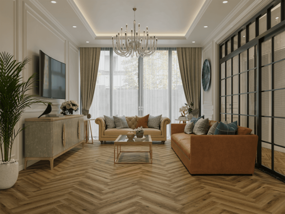 Кварц-винил Alpine floor Титан Паркет 29-1 Афина
