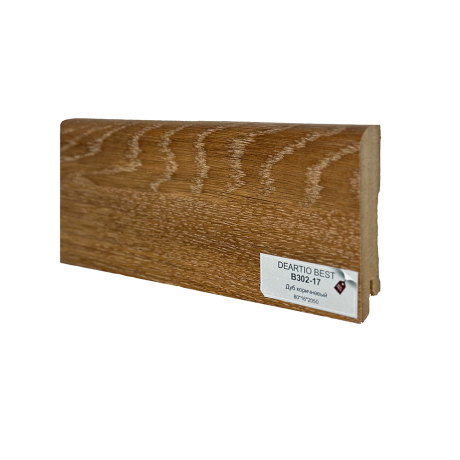 Плинтус Deartio B302-17 Дуб коричневый