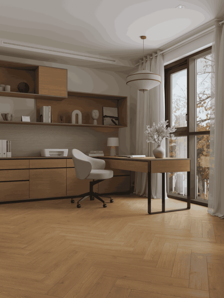 Кварц-винил Alpine floor Титан Паркет 29-2 Аполлон