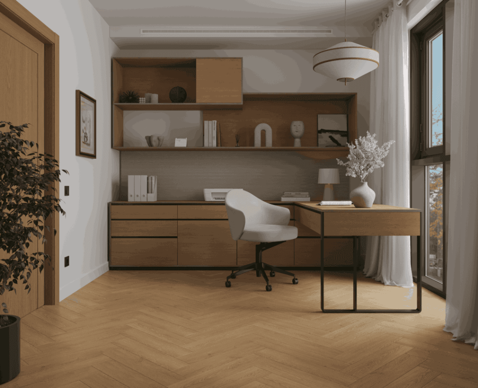 Кварц-винил Alpine floor Титан Паркет 29-2 Аполлон
