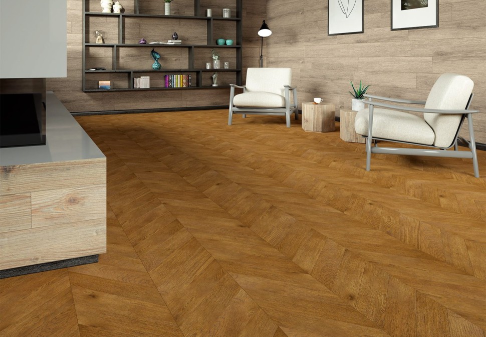 Инженерная доска Gran Parte Канелла Французская ёлка