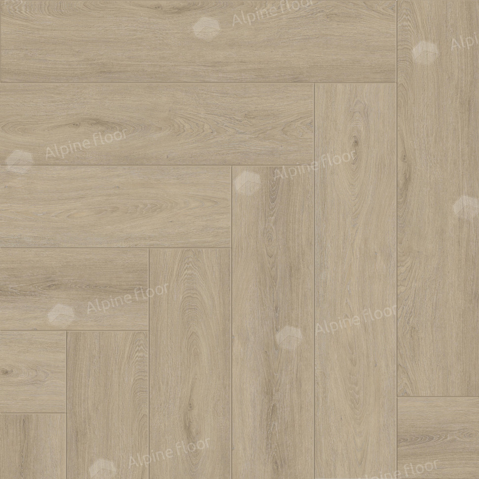 Кварц-винил Alpine floor Изящный паркет 13-25 Дуб Денеб