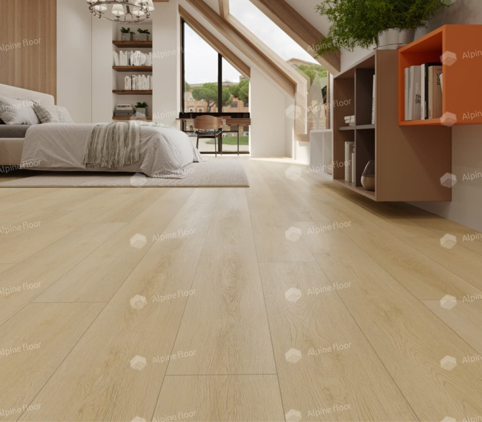 Кварц-винил Alpine floor Насыщенный (Intense) 9-13 Тихий лес