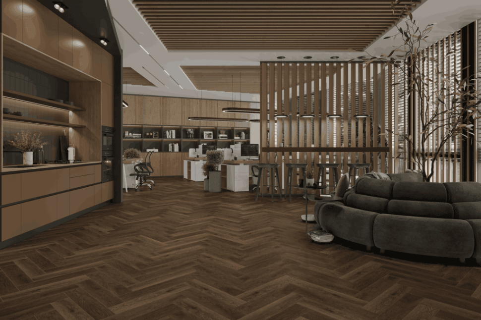 Кварц-винил Alpine floor Титан Паркет 29-4 Минос