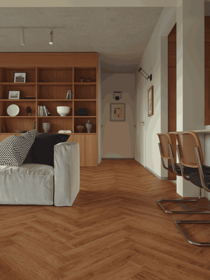 Кварц-винил Alpine floor Титан Паркет 29-6 Олимп