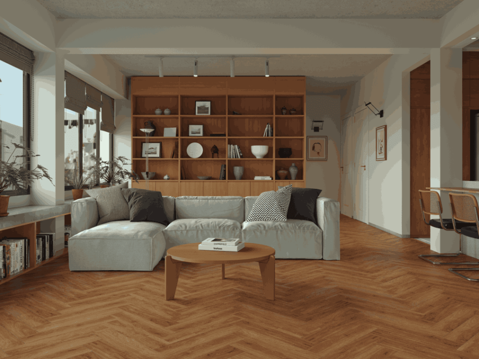 Кварц-винил Alpine floor Титан Паркет 29-6 Олимп