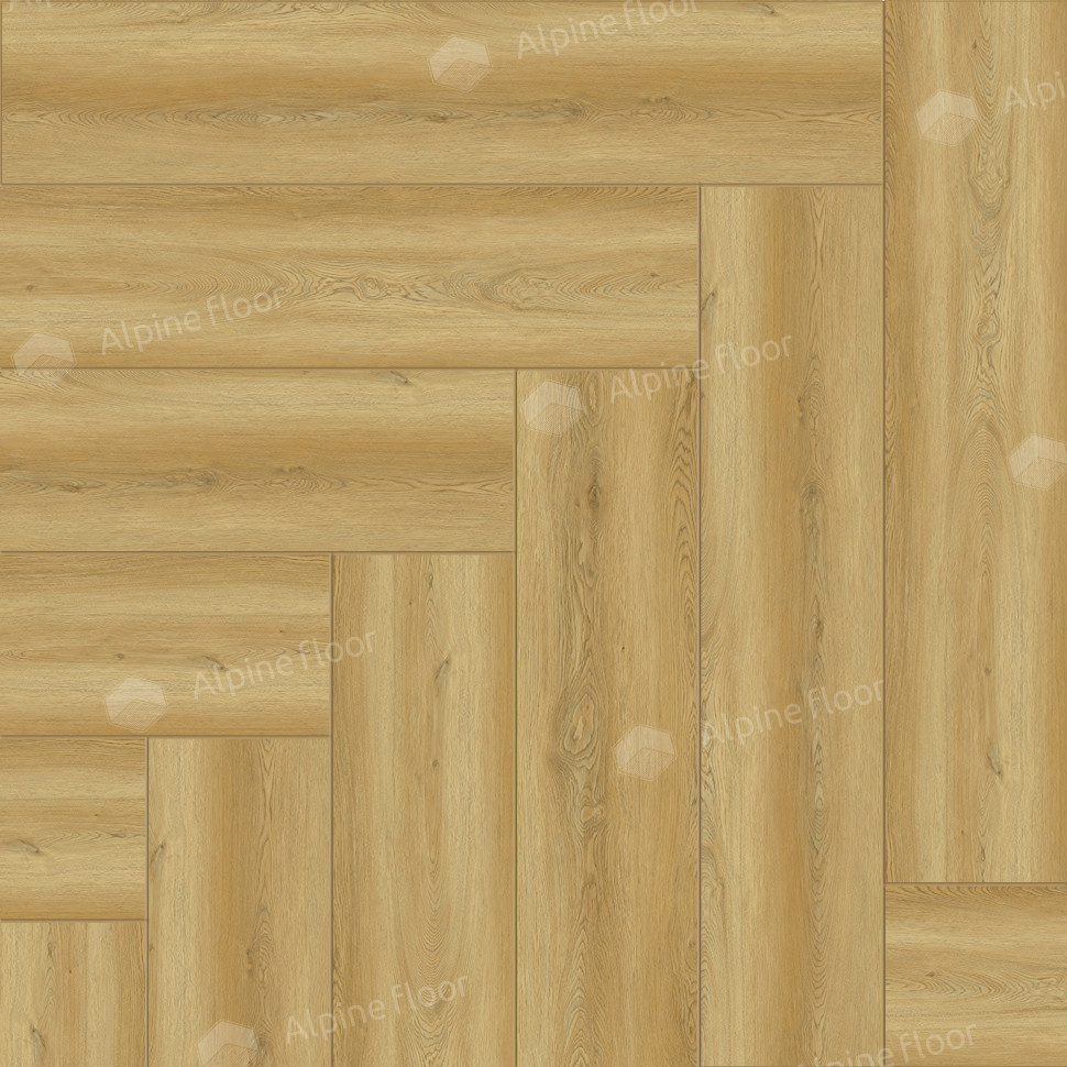 Кварц-винил Alpine floor Изящный паркет 13-28 Дуб Поллукс