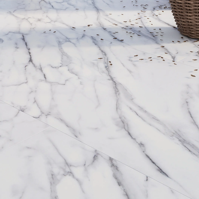 Кварц-винил SPeCtra 01F Мрамор Bianco