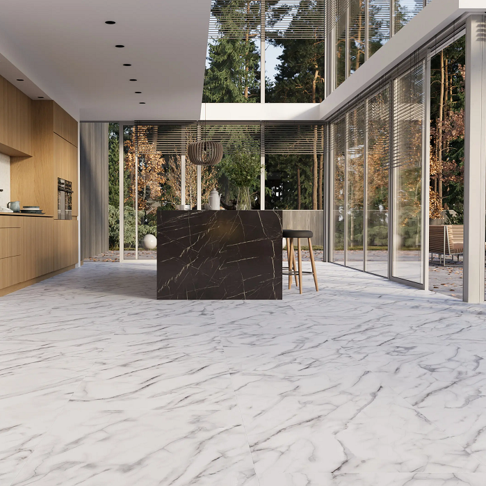 Кварц-винил SPeCtra 01F Мрамор Bianco