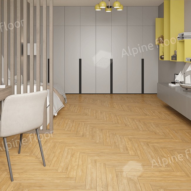 Ламинат Alpine floor Original Herringbone 8 Pro 102-04 Дуб Тулуза