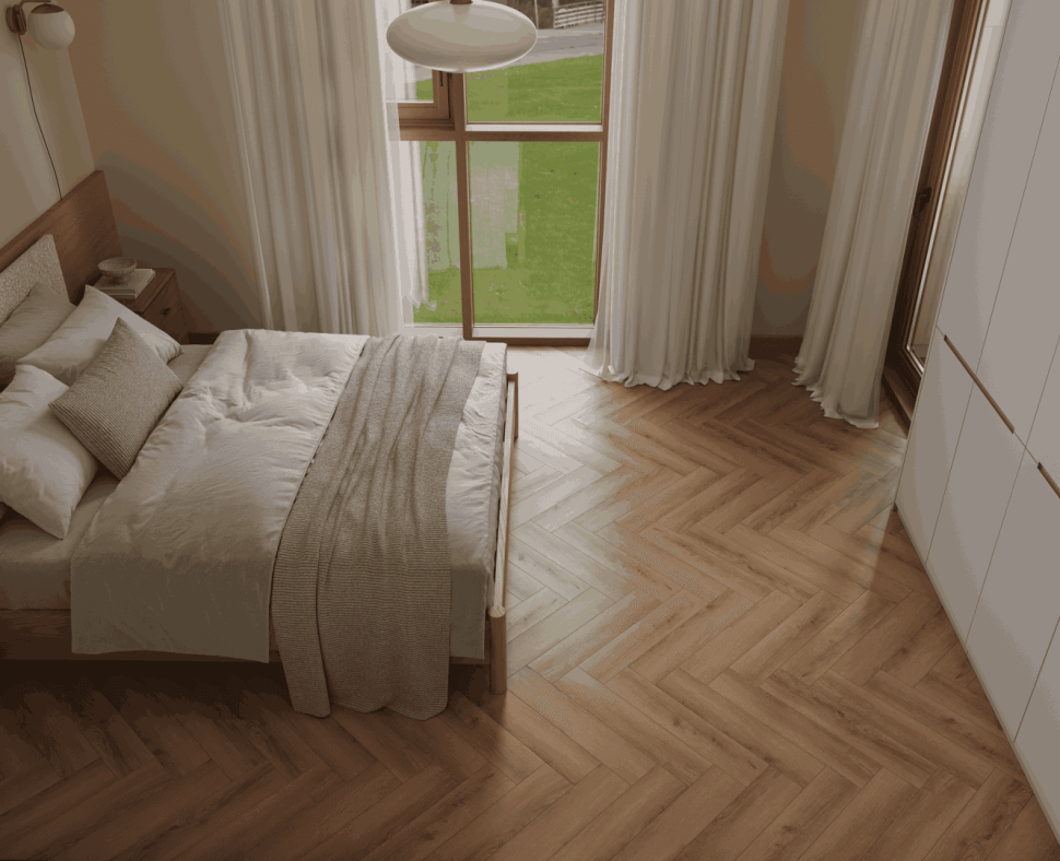 Кварц-винил Alpine floor Титан Паркет 29-8 Феникс