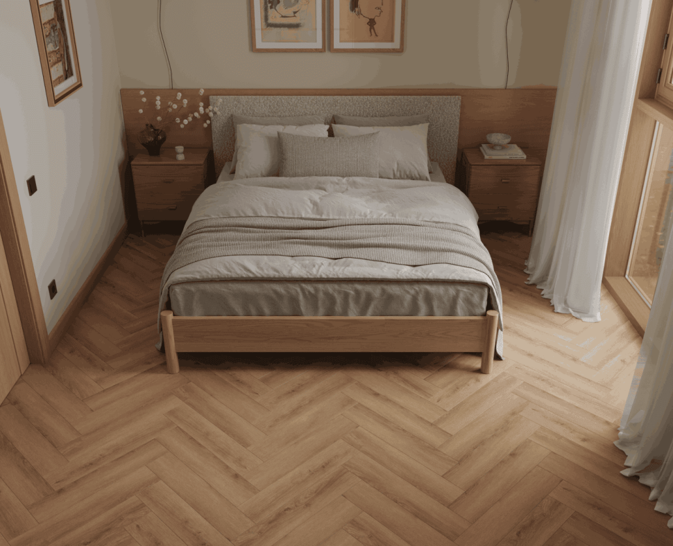 Кварц-винил Alpine floor Титан Паркет 29-8 Феникс