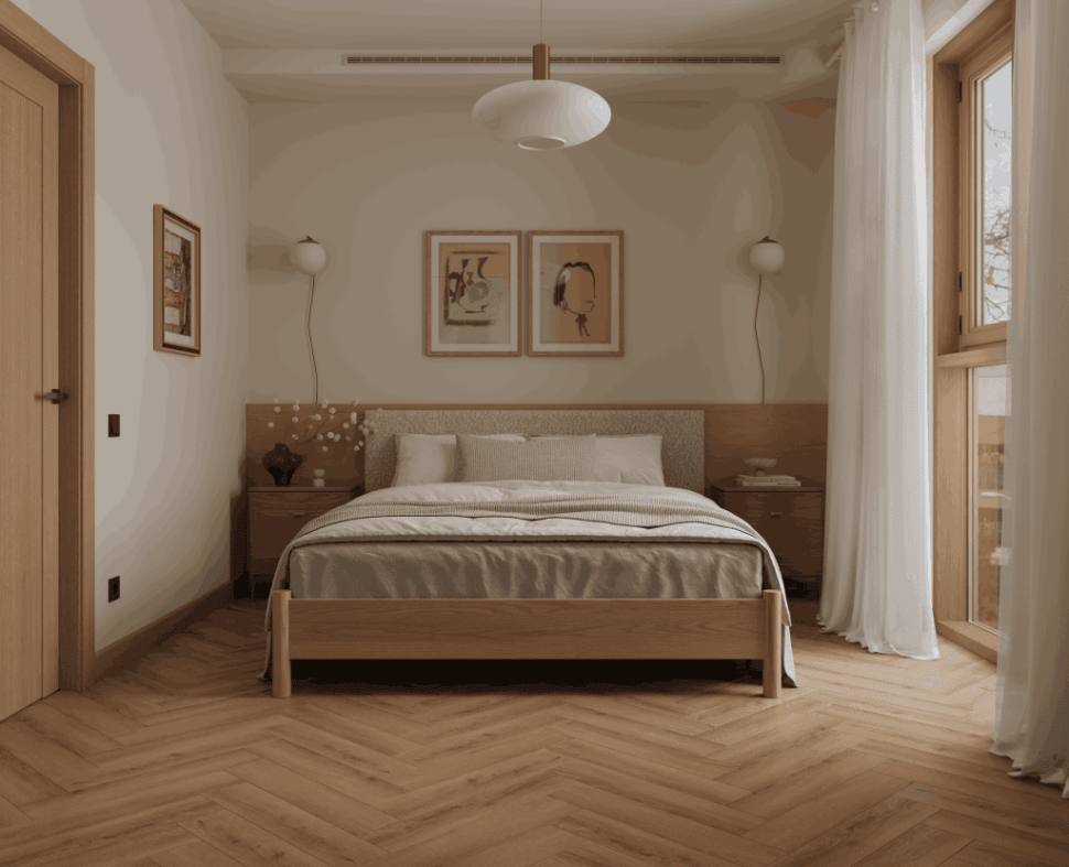 Кварц-винил Alpine floor Титан Паркет 29-8 Феникс