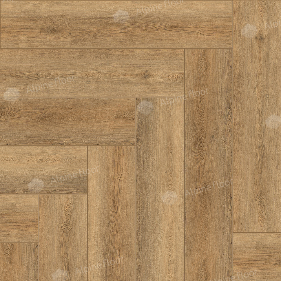 Кварц-винил Alpine floor Изящный паркет 13-30 Дуб Буна