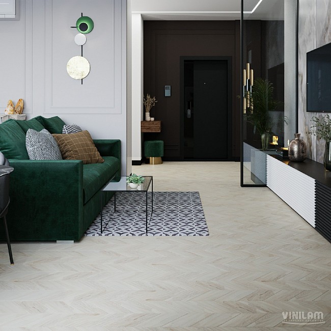Кварц-винил Vinilam Parquet Chevron R14777CL7 Шеврон Бриссак