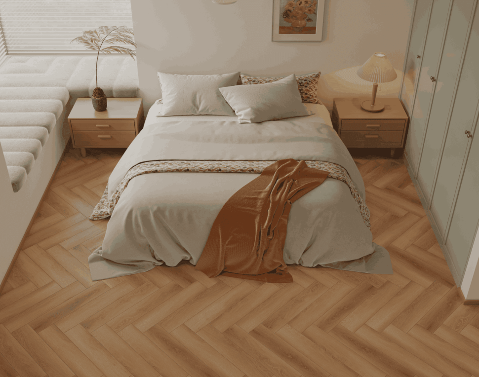 Кварц-винил Alpine floor Титан Паркет 29-10 Тантал