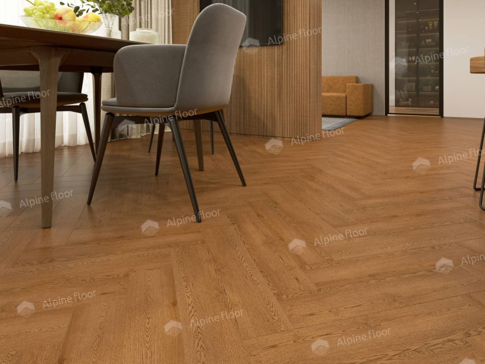 Кварц-винил Alpine floor Изящный паркет (Light Parquet) 13-32 Дуб Селена
