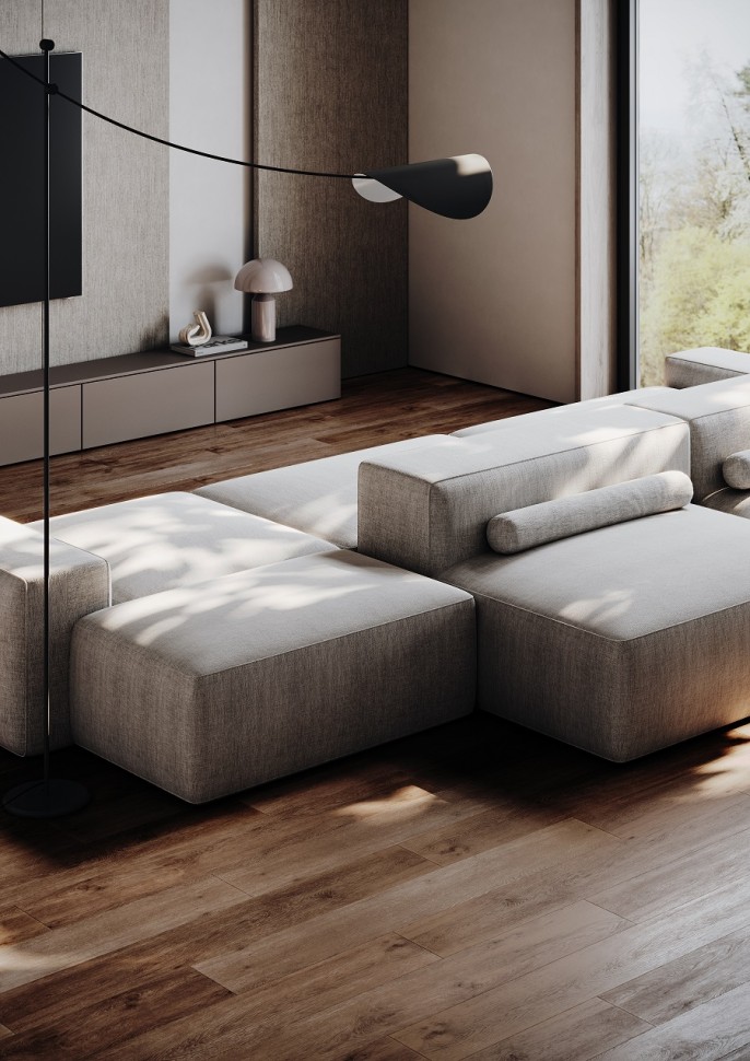 Кварц-винил Fargo Bevel 50-7009-24 Дуб Шварцвальд