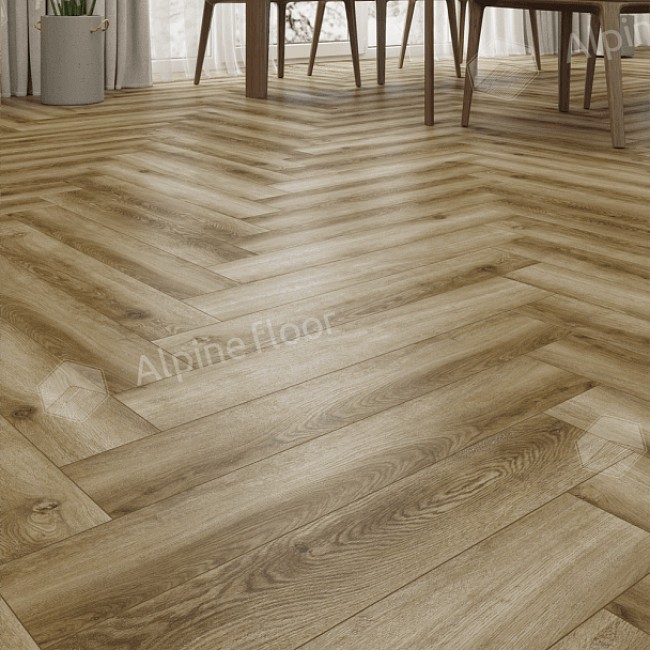 Ламинат Alpine floor Original Herringbone 8 Pro 102-09 Дуб Марсель