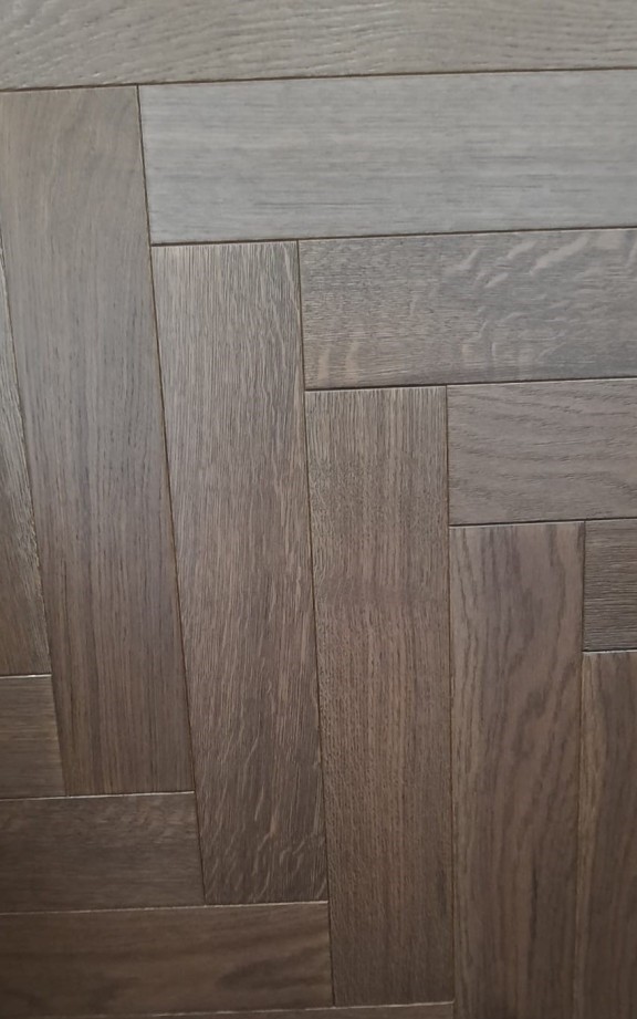 Инженерная доска Kraft Parkett Английская ёлка 911 Дуб Рустик лак