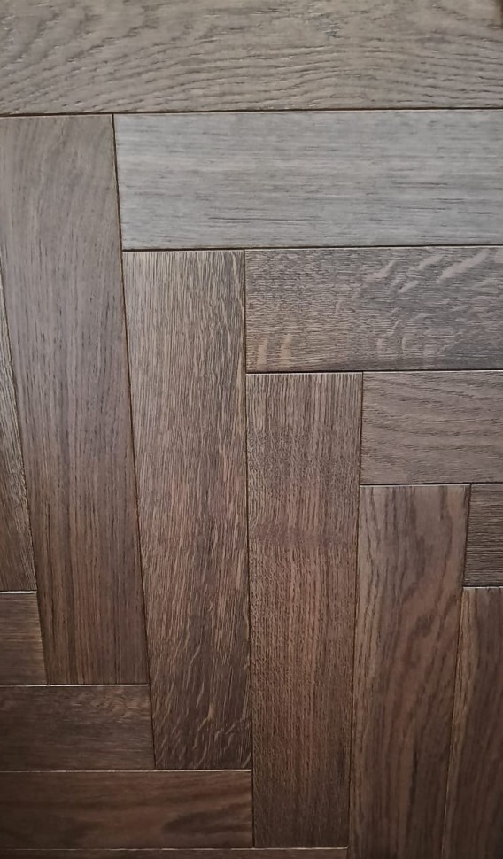 Инженерная доска Kraft Parkett Английская ёлка 911 Дуб Рустик лак