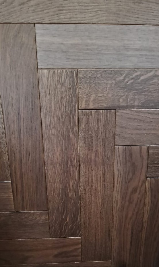 Инженерная доска Kraft Parkett Английская ёлка 911 Дуб Рустик лак