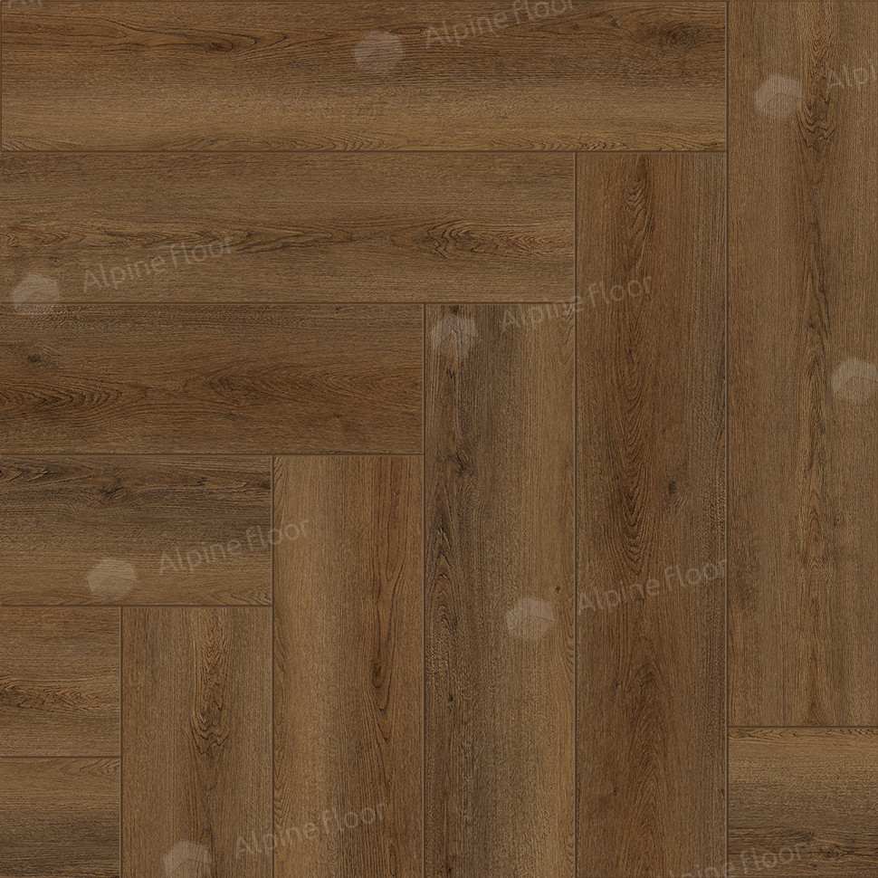 Кварц-винил Alpine floor Изящный паркет 13-33 Дуб Далим