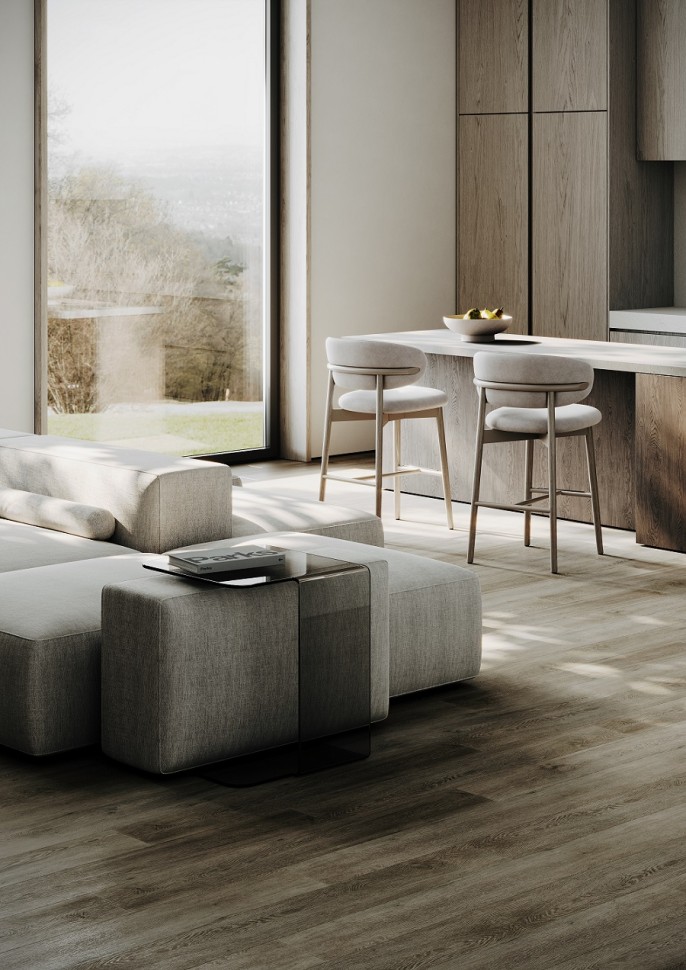 Кварц-винил Fargo Bevel 50-7009-7 Дуб Мустанг