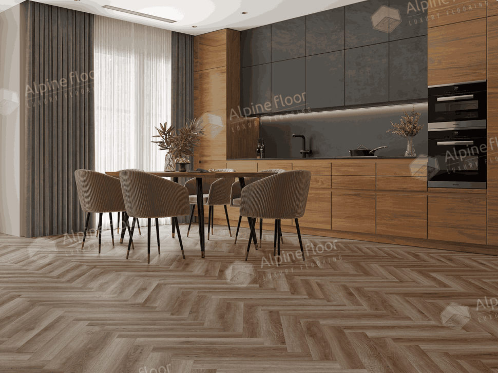 Ламинат Alpine floor Original Herringbone 8 Pro 102-14 Дуб Пикардия