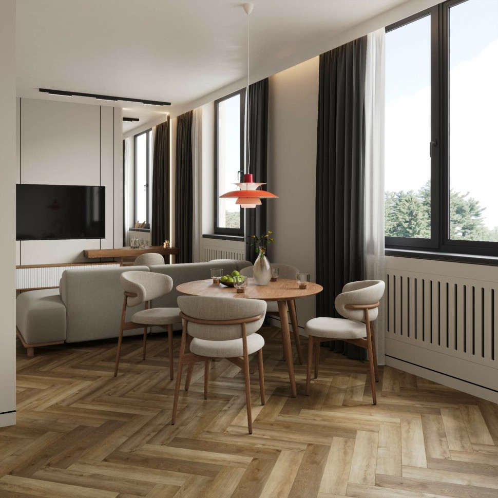 Кварц-винил Floorwood Authentic 1737 Античное золото