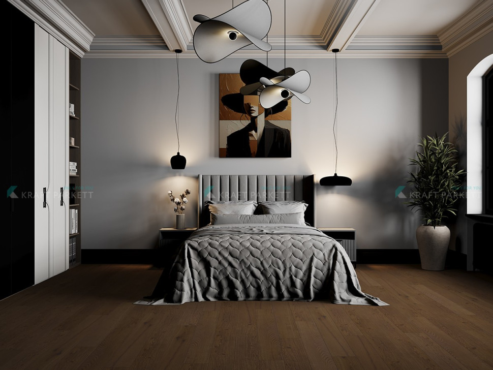 Инженерная доска Kraft Parkett 310/165 Дуб Натур лак