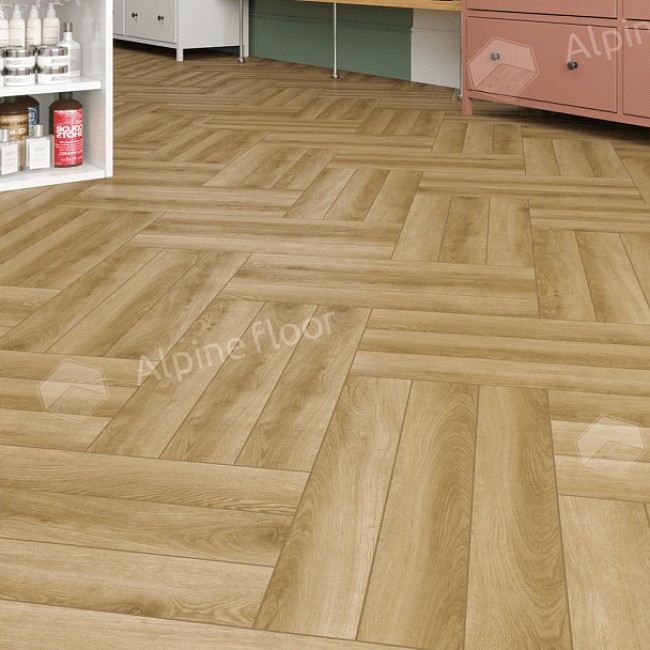 Ламинат Alpine floor Original Herringbone 12 Pro 106-02 Дуб Эльзас