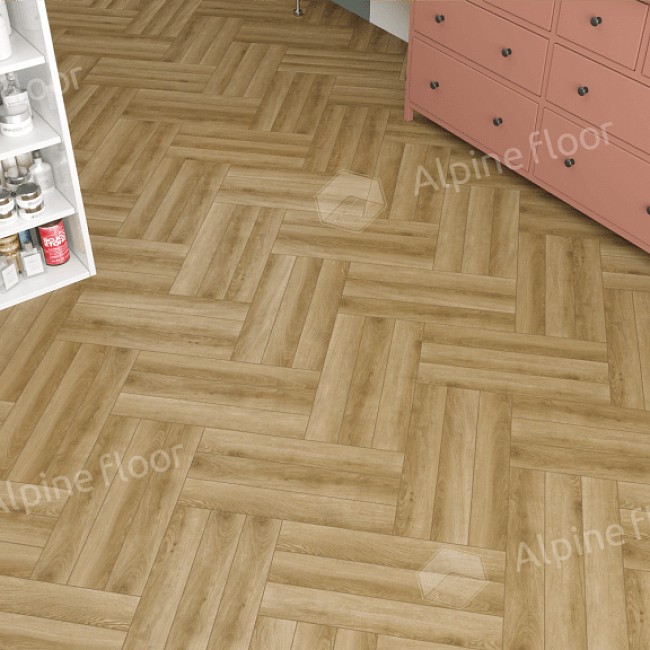 Ламинат Alpine floor Original Herringbone 12 Pro 106-02 Дуб Эльзас