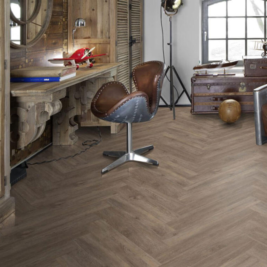 Кварц-винил Kahrs Herringbone Sarek 120