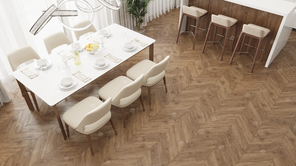 Кварц-винил Alpine floor Chevron 18-10 Гевуина